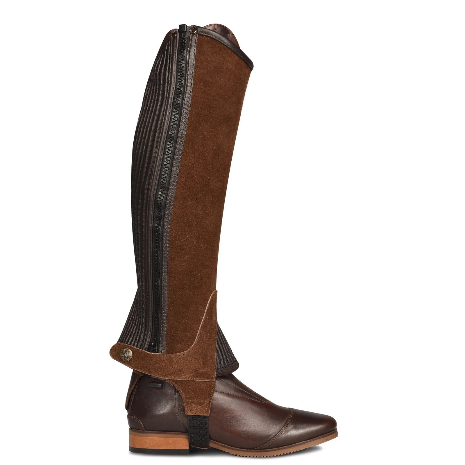 Ovation Adult Pro Suede Ribbed Half Chaps