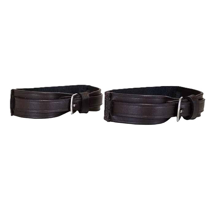 Kelley and Company Quick Velcro Jodhpur Garter Straps - Black-1