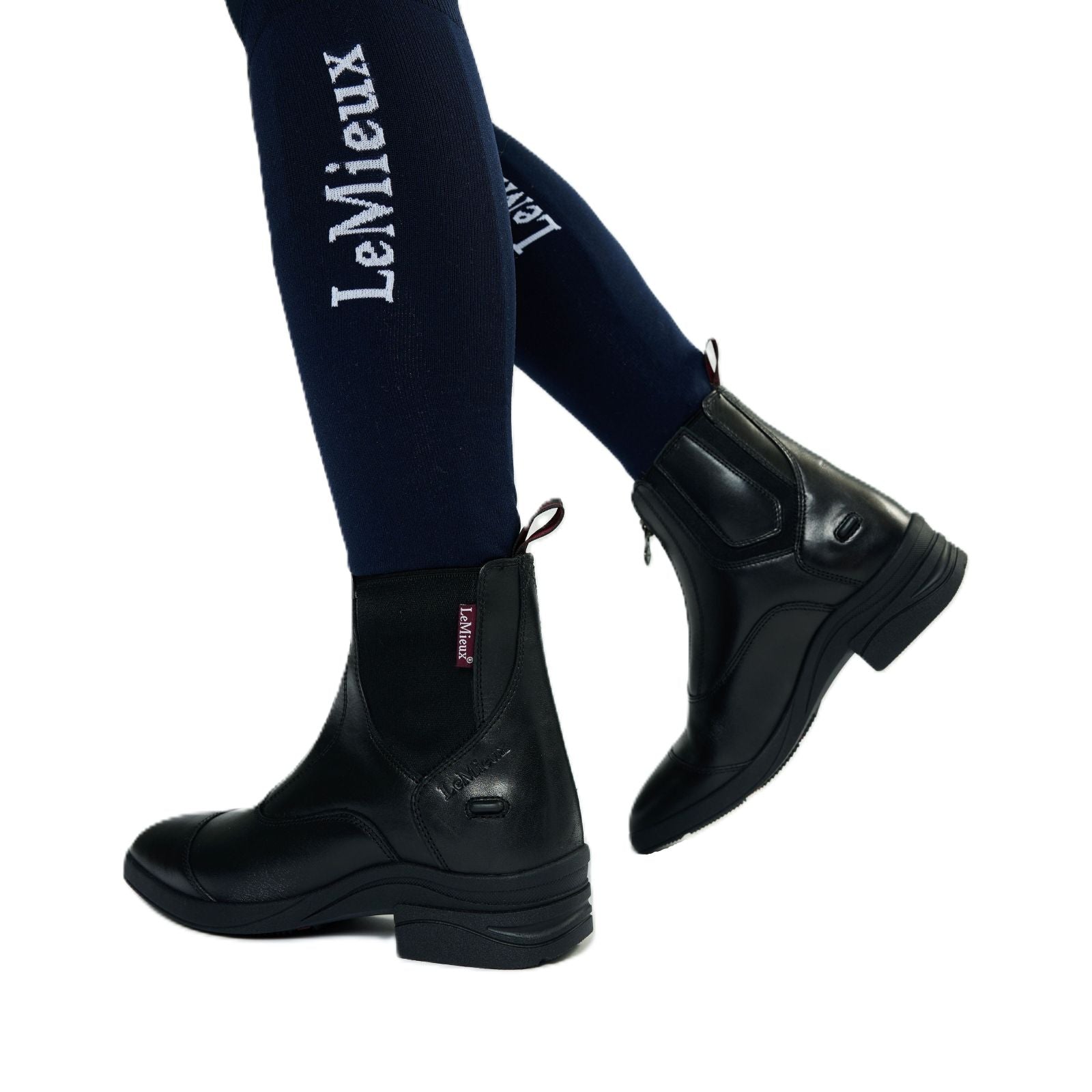 LeMieux Junior Leather Zip Paddock Boot-zoom-1