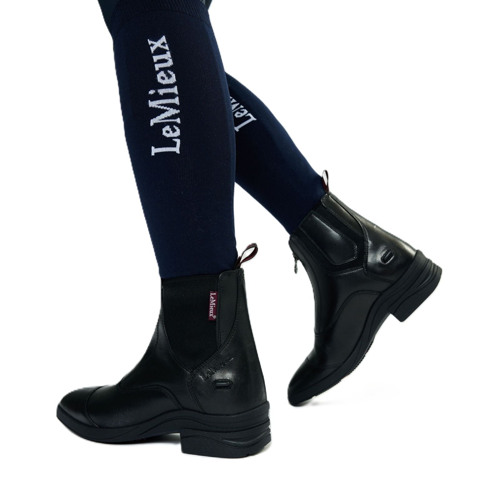 LeMieux Junior Leather Zip Paddock Boot-zoom-3