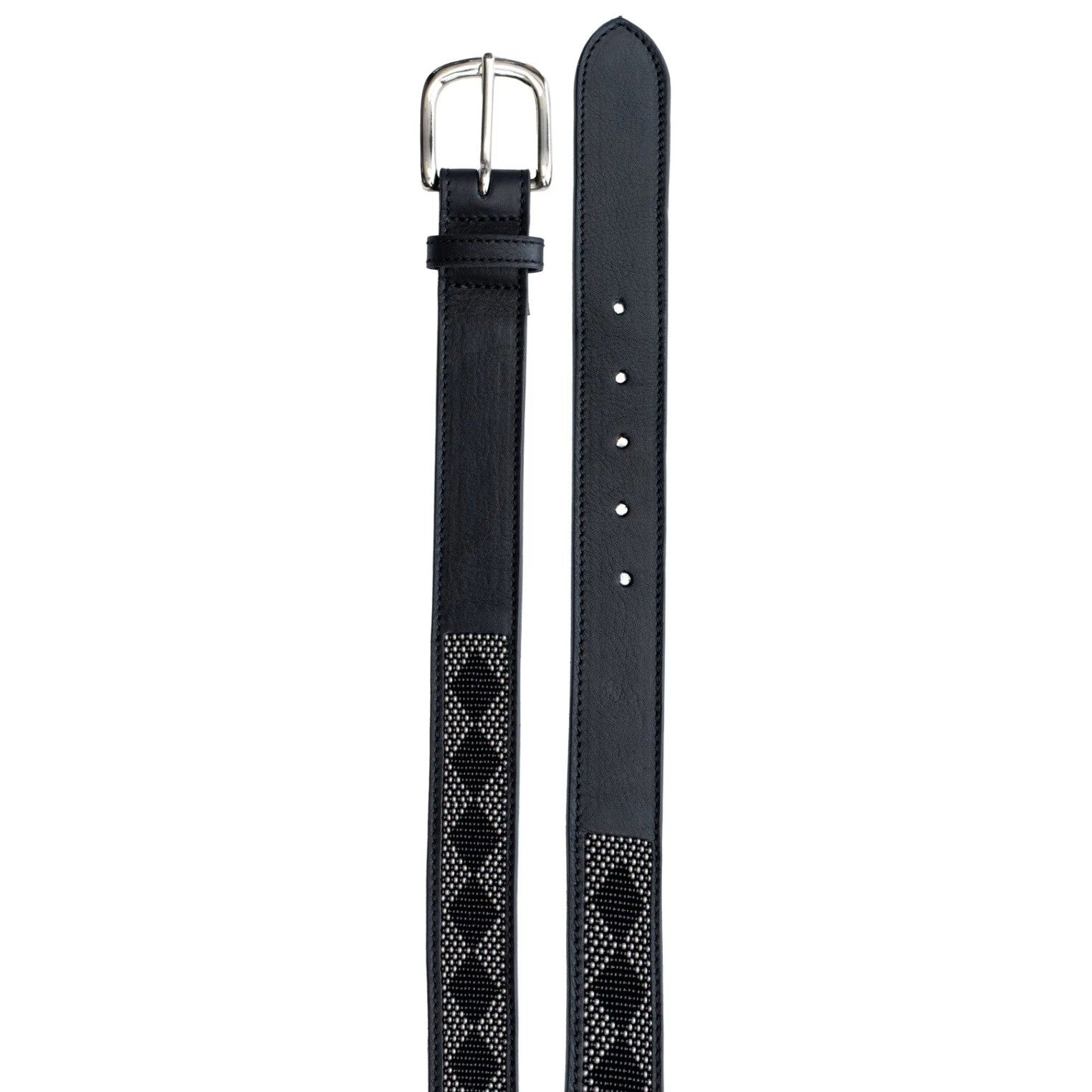 Equinavia Estelle Hand Beaded Leather Belt-3