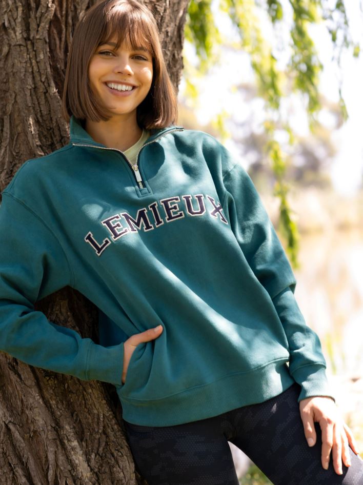 LeMieux Women's Kelsie Quarter Zip Sweatshirt - 2 Colors Available-zoom-4