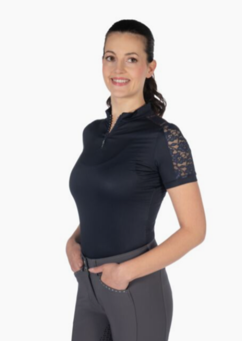 HKM Women's Nelly Functional Short Sleeve Shirt-5