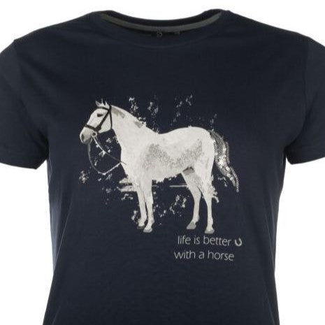 HKM Kids' Sparkle Horse T-Shirt-4