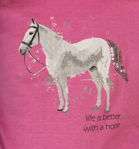 HKM Kids' Sparkle Horse T-Shirt-3