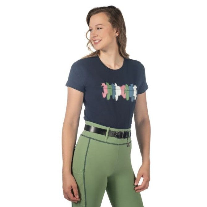 HKM Women's Mirror Horse T-Shirt-zoom-12
