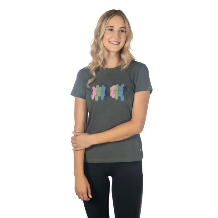 HKM Women's Mirror Horse T-Shirt-3