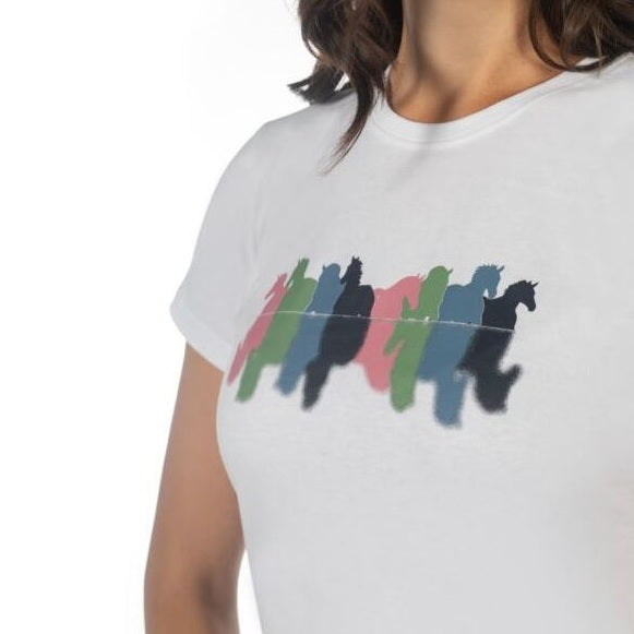 HKM Women's Mirror Horse T-Shirt-zoom-10