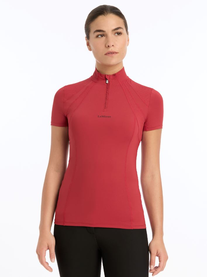 LeMieux Women's Mia Mesh Short Sleeve Base Layer - 5 Colors Available-zoom-5