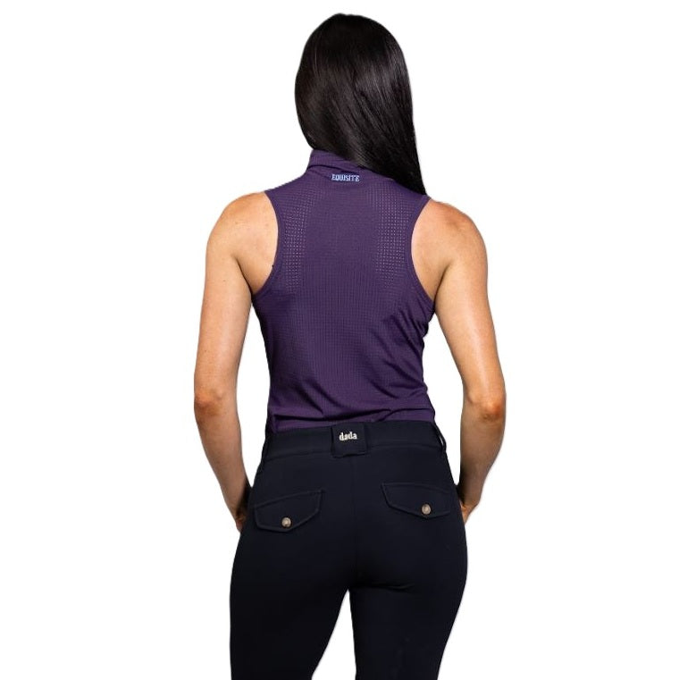 Equisite Women's Blaire Sleeveless Mock Neck Shirt-zoom-8