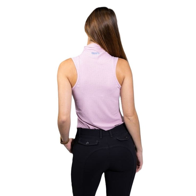 Equisite Women's Blaire Sleeveless Mock Neck Shirt-9