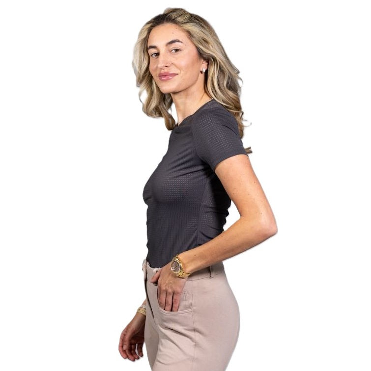 Equisite Women's Hallie Short Sleeve Crew Neck Shirt-zoom-12