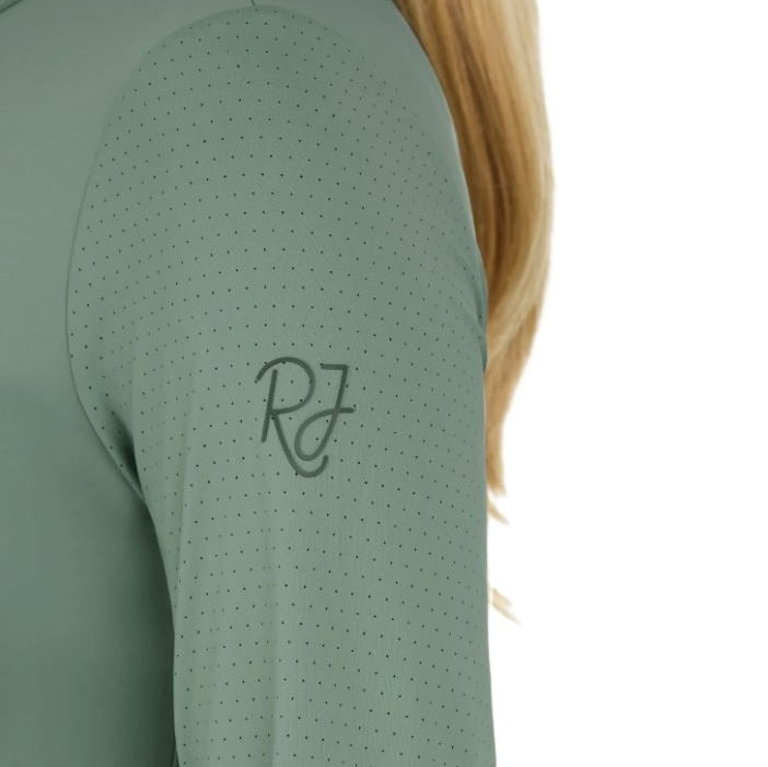 RJ Classics Women's Jemma Mock Neck Long Sleeve Shirt-10
