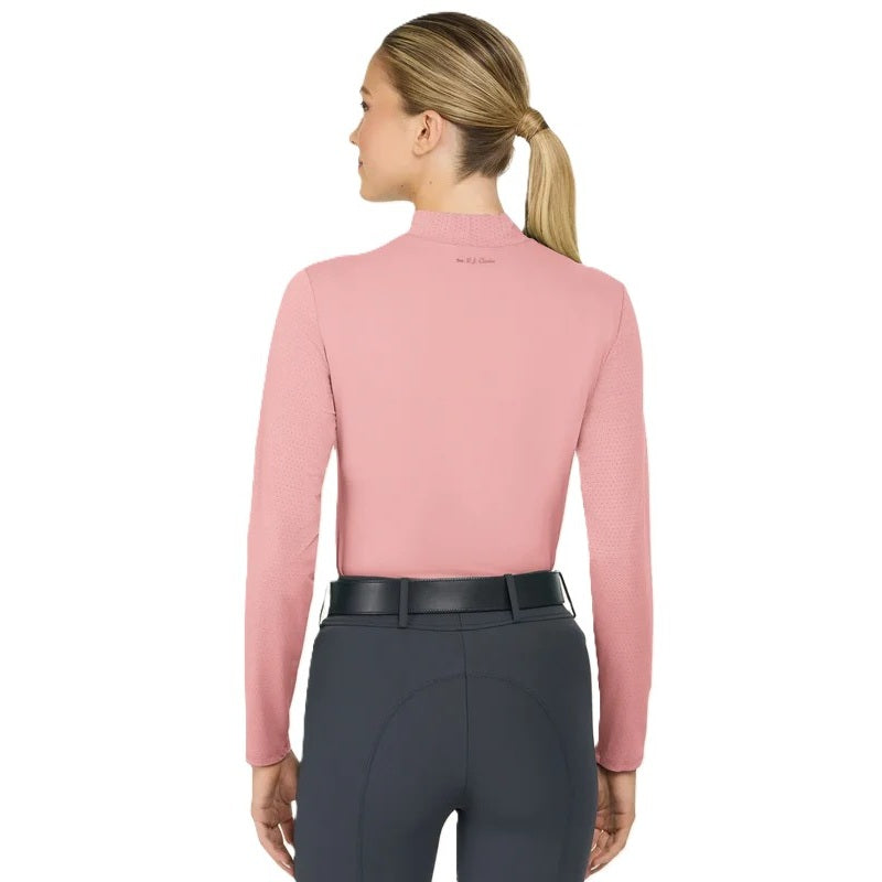 RJ Classics Women's Jemma Mock Neck Long Sleeve Shirt-7
