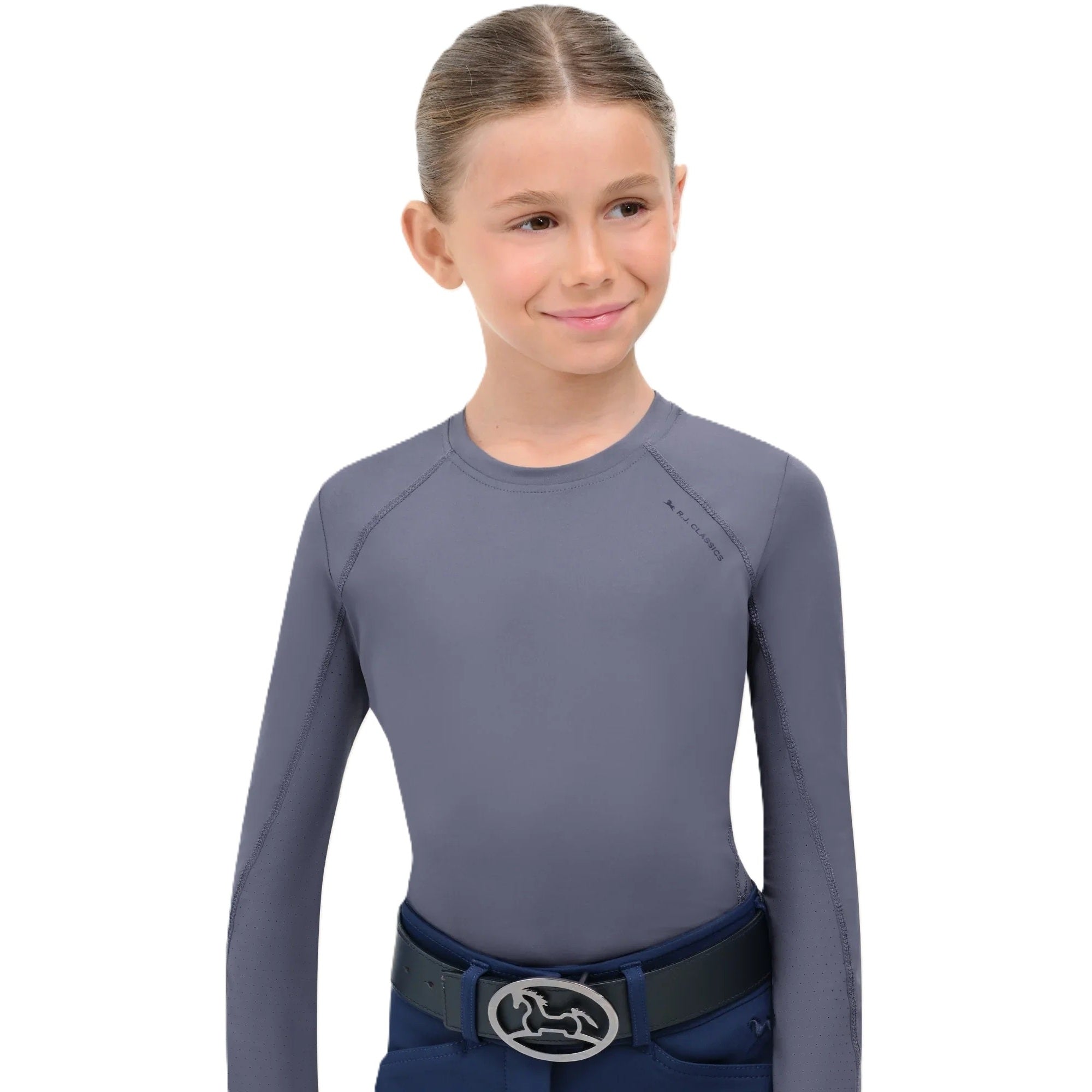 RJ Classics Kid's Jordyn Jr. Long Sleeve Crew Neck Shirt-zoom-9