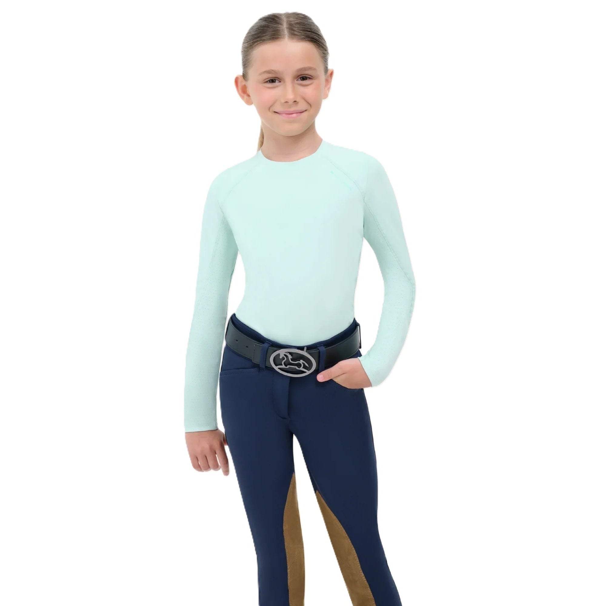 RJ Classics Kid's Jordyn Jr. Long Sleeve Crew Neck Shirt-zoom-6