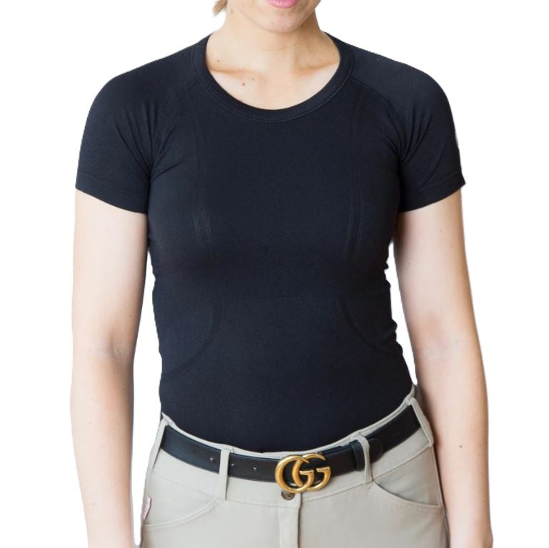 TKEQ Women's Kennedy Seamless Short Sleeve Shirt