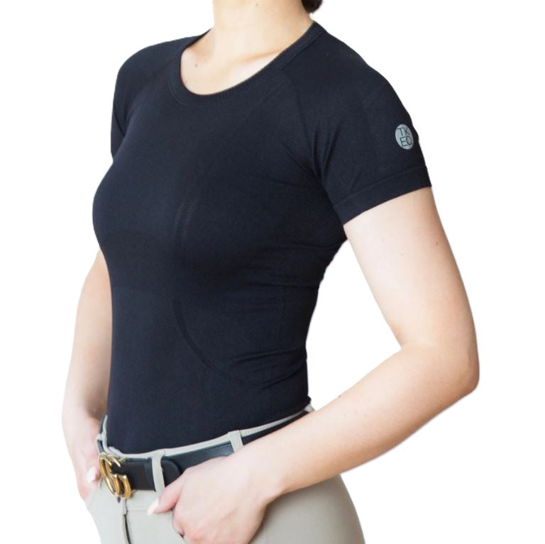 TKEQ Women's Kennedy Seamless Short Sleeve Shirt-18