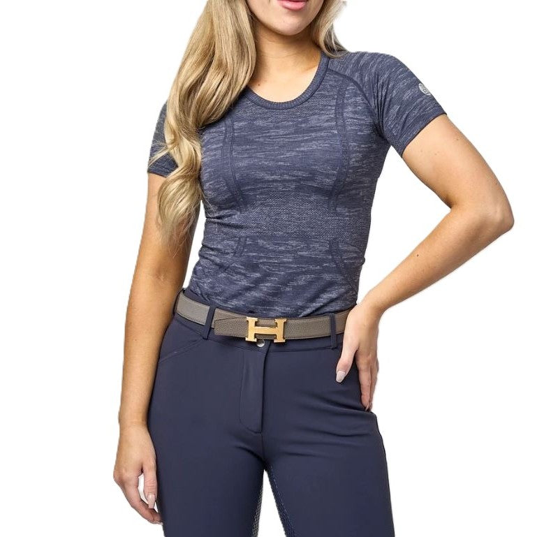 TKEQ Women's Kennedy Seamless Short Sleeve Shirt-14