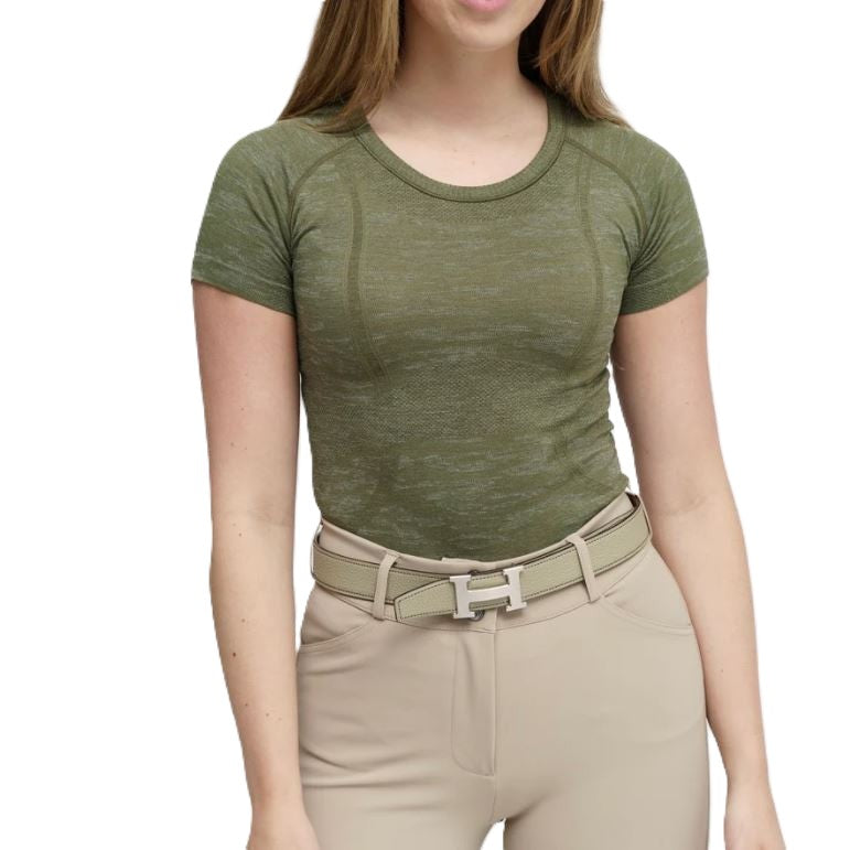 TKEQ Women's Kennedy Seamless Short Sleeve Shirt-zoom-6