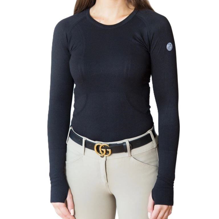 TKEQ Women's Kennedy Seamless Long Sleeve Shirt-zoom-10