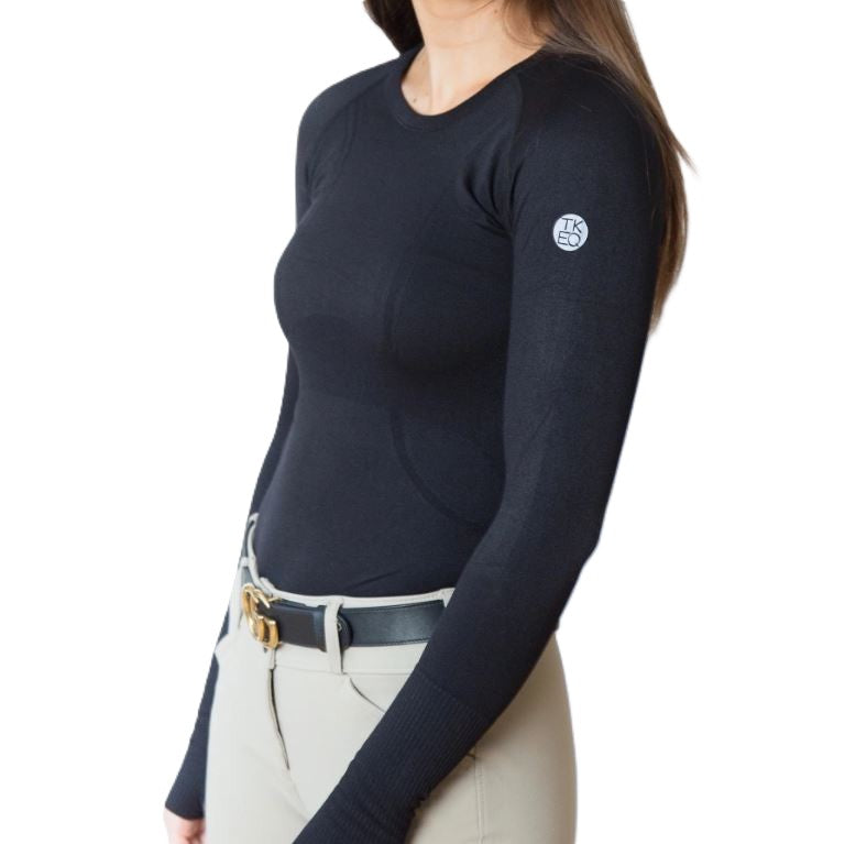 TKEQ Women's Kennedy Seamless Long Sleeve Shirt-30