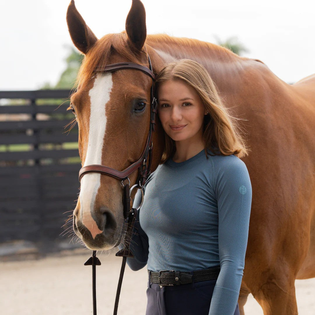 TKEQ Women's Kennedy Seamless Long Sleeve Shirt-zoom-20