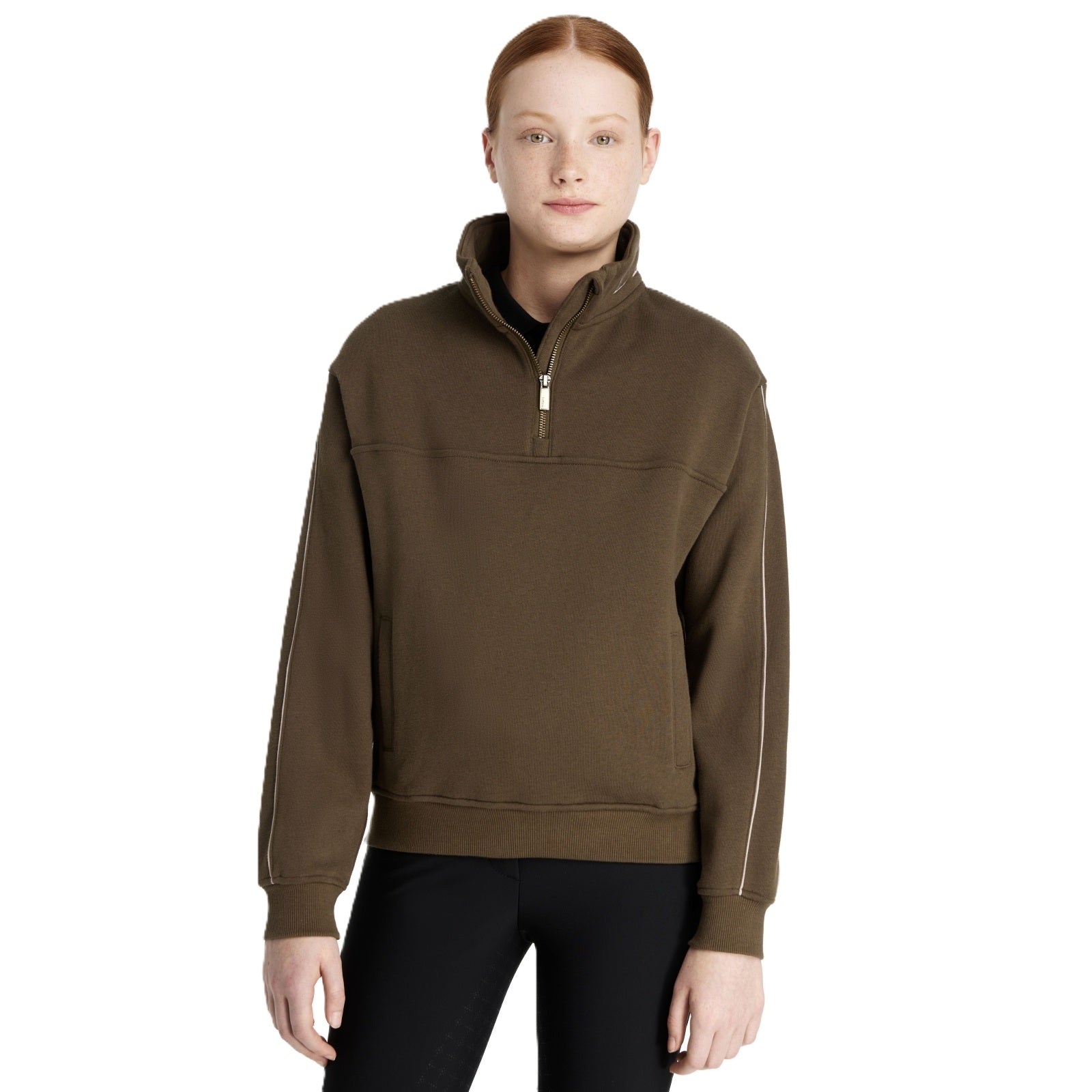 LeMieux Young Rider Kate Quarter Zip Sweatshirt-2