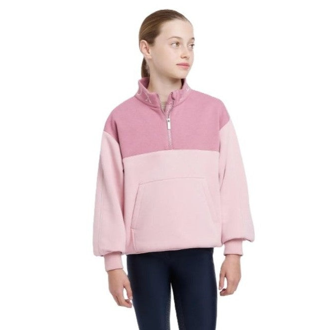 LeMieux Young Rider Kate Quarter Zip Sweatshirt-4