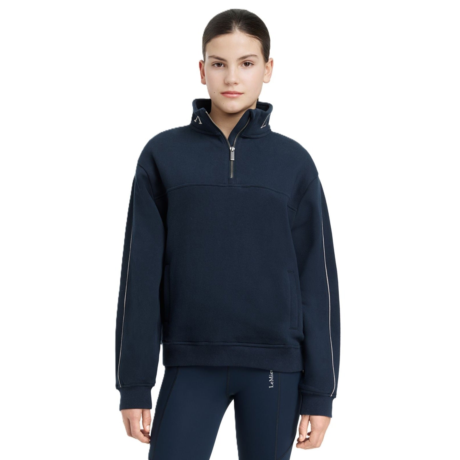 LeMieux Young Rider Kate Quarter Zip Sweatshirt-3