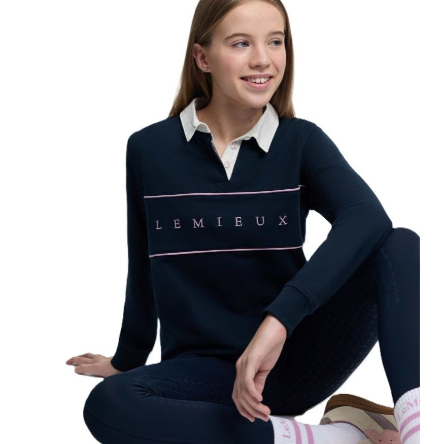 LeMieux Kids Young Rider Riley Rugby Shirt-zoom-3