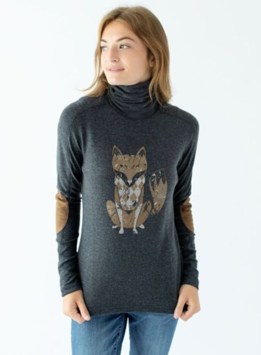 Chestnut Bay Women's Rider Lounge Turtleneck - FINAL SALE-8