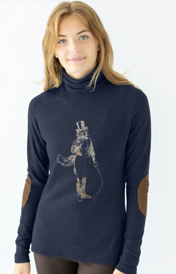 Chestnut Bay Women's Rider Lounge Turtleneck - FINAL SALE-zoom-5