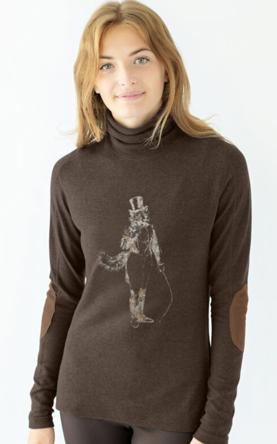 Chestnut Bay Women's Rider Lounge Turtleneck - FINAL SALE-zoom-1