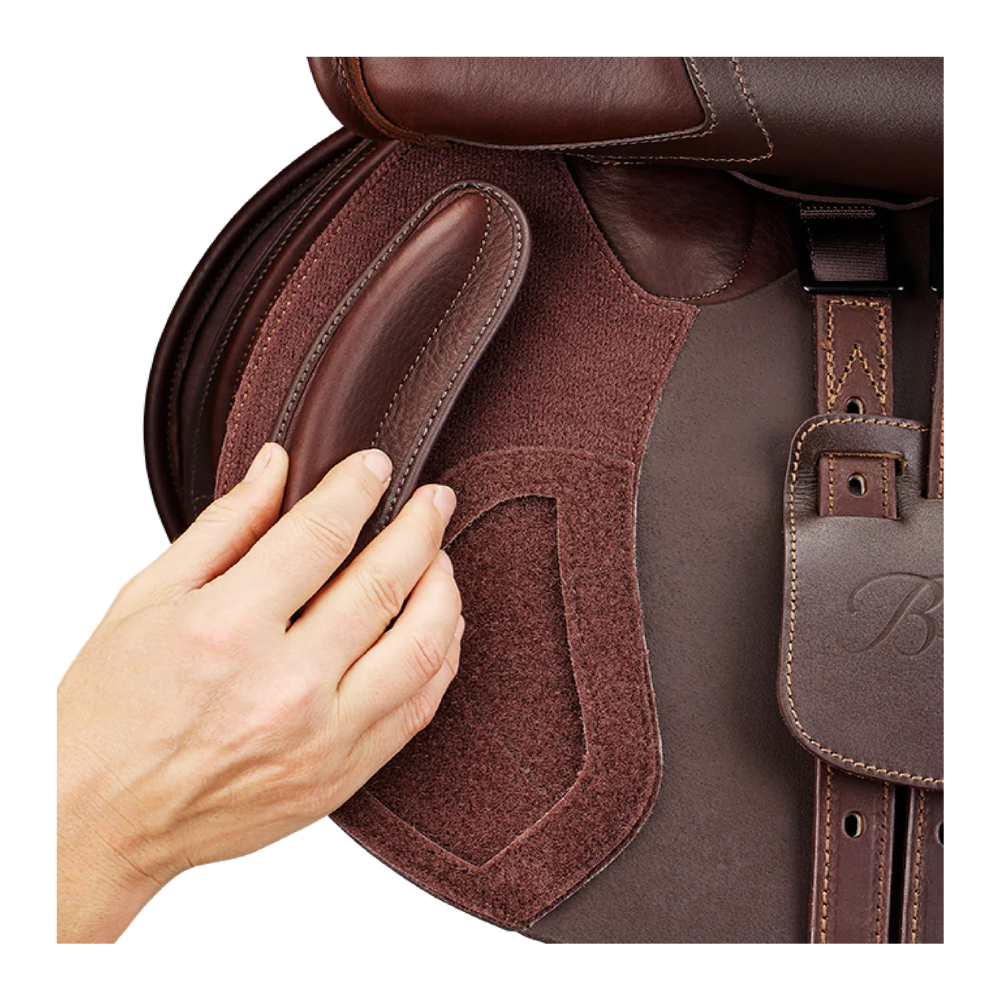 Bates Apex Close Contact Saddle with Luxe Leather - New-zoom-8