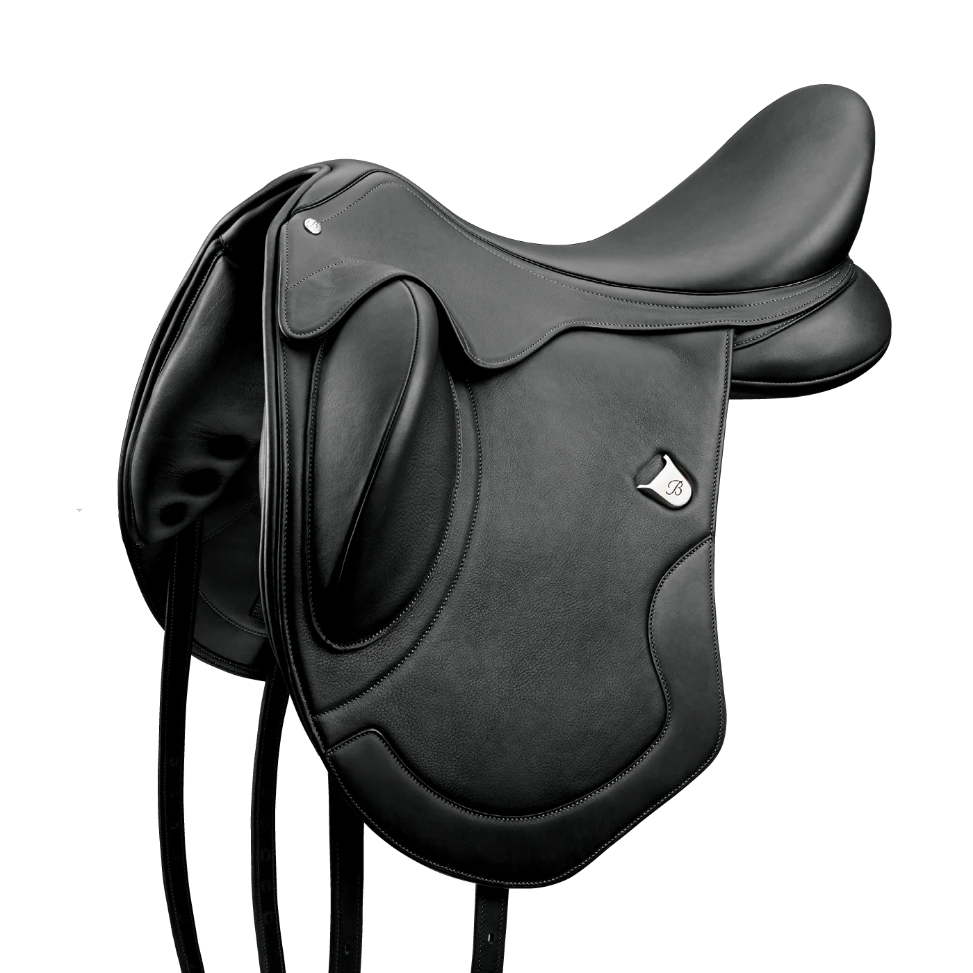 Bates Artiste Dressage Saddle Standard Flap with Luxe Leather - New-zoom-1
