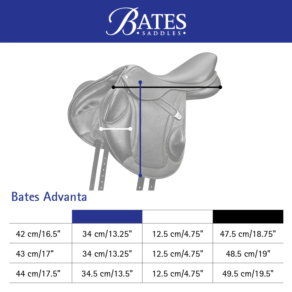 Bates Advanta Monoflap Saddle - New