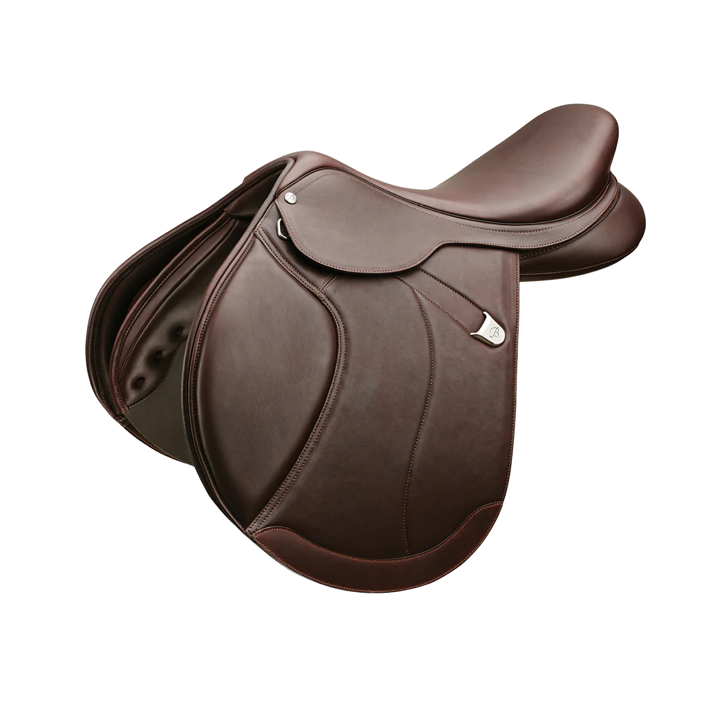 Bates Caprilli Close Contact Saddle with Luxe Leather - New