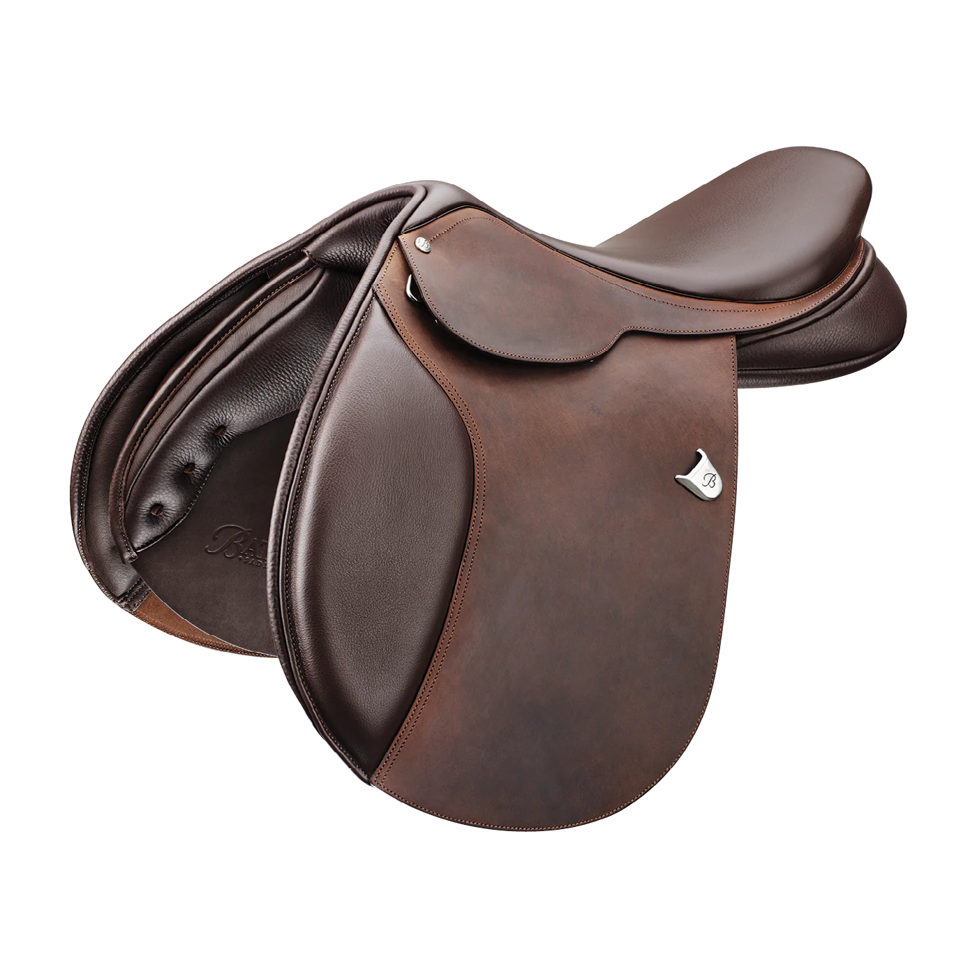 Bates Caprilli Close Contact Saddle with Heritage Leather - New