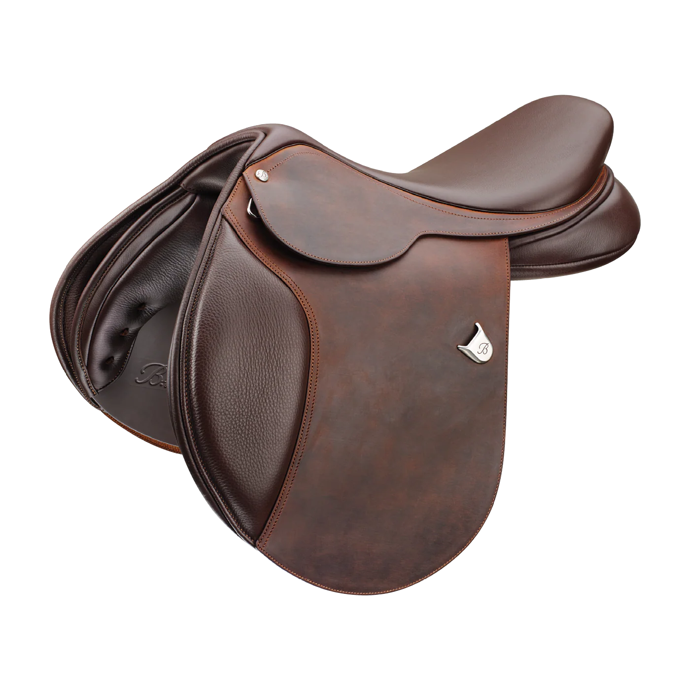 Bates Caprilli Close Contact Saddle with Heritage Leather - New