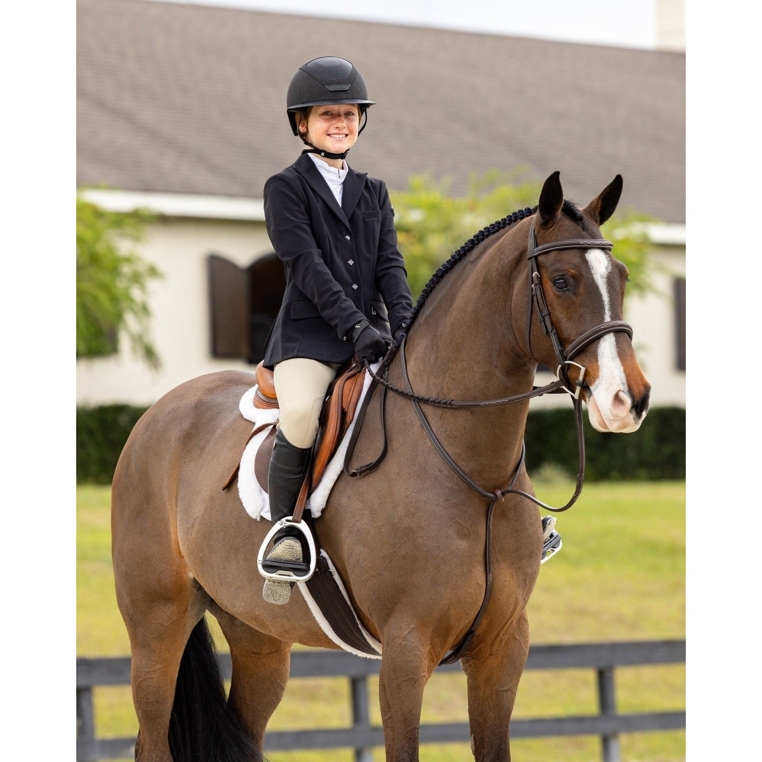 LeMieux Merino+ Hunter Saddle Pad-3