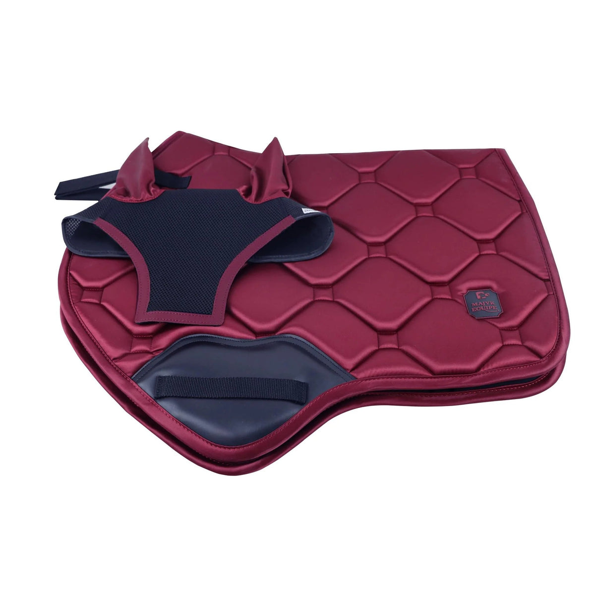 Majyk Equipe Silk Touch Close Contact Saddle Pad & Bonnet Set-zoom-3