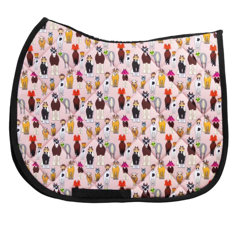 Dreamers & Schemers Printed Saddle Pad-zoom-4