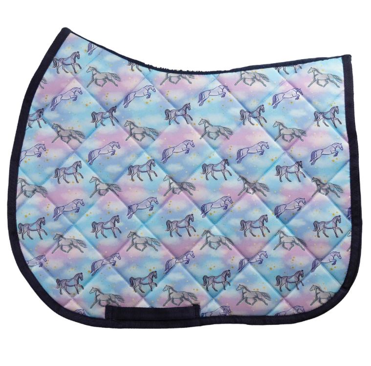 Dreamers & Schemers Printed Saddle Pad-12