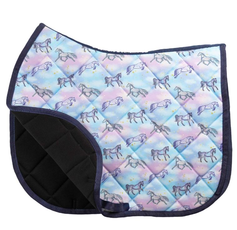 Dreamers & Schemers Printed Saddle Pad-13