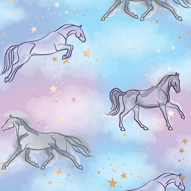 Dreamers & Schemers Printed Saddle Pad-14