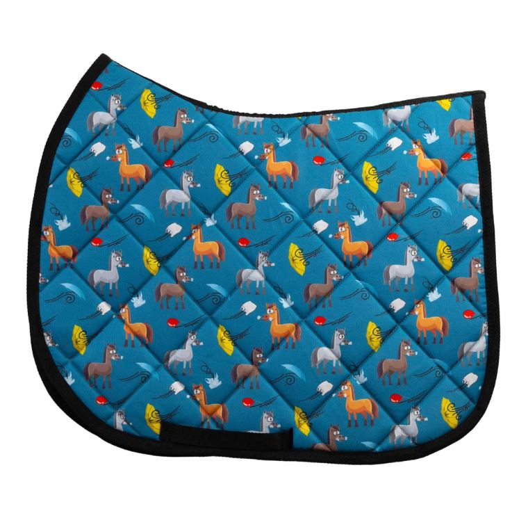 Dreamers & Schemers Printed Saddle Pad-27