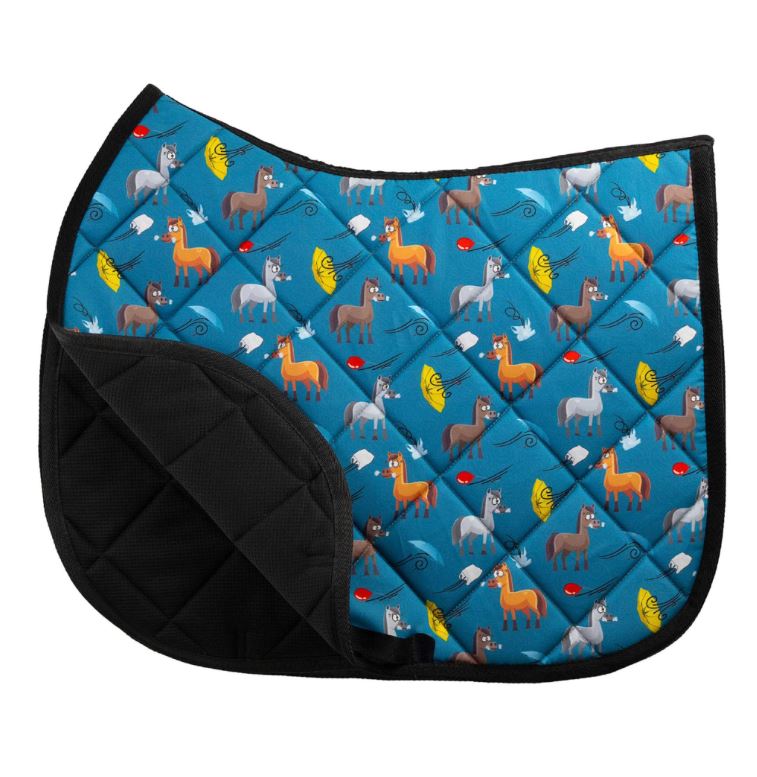 Dreamers & Schemers Printed Saddle Pad-zoom-28