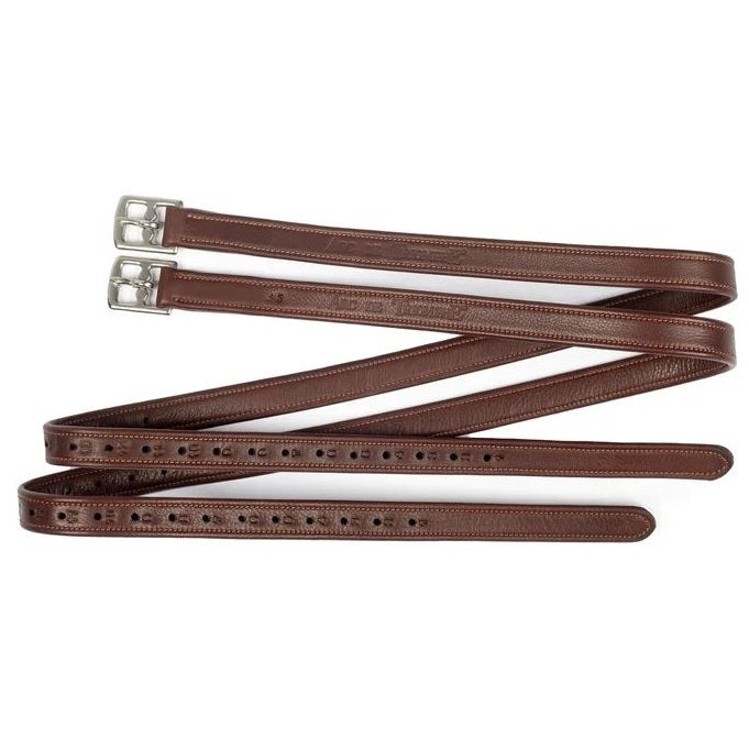 Arc De Triomphe Calfskin Covered Stirrup Leathers - Multiple Lengths Available-1