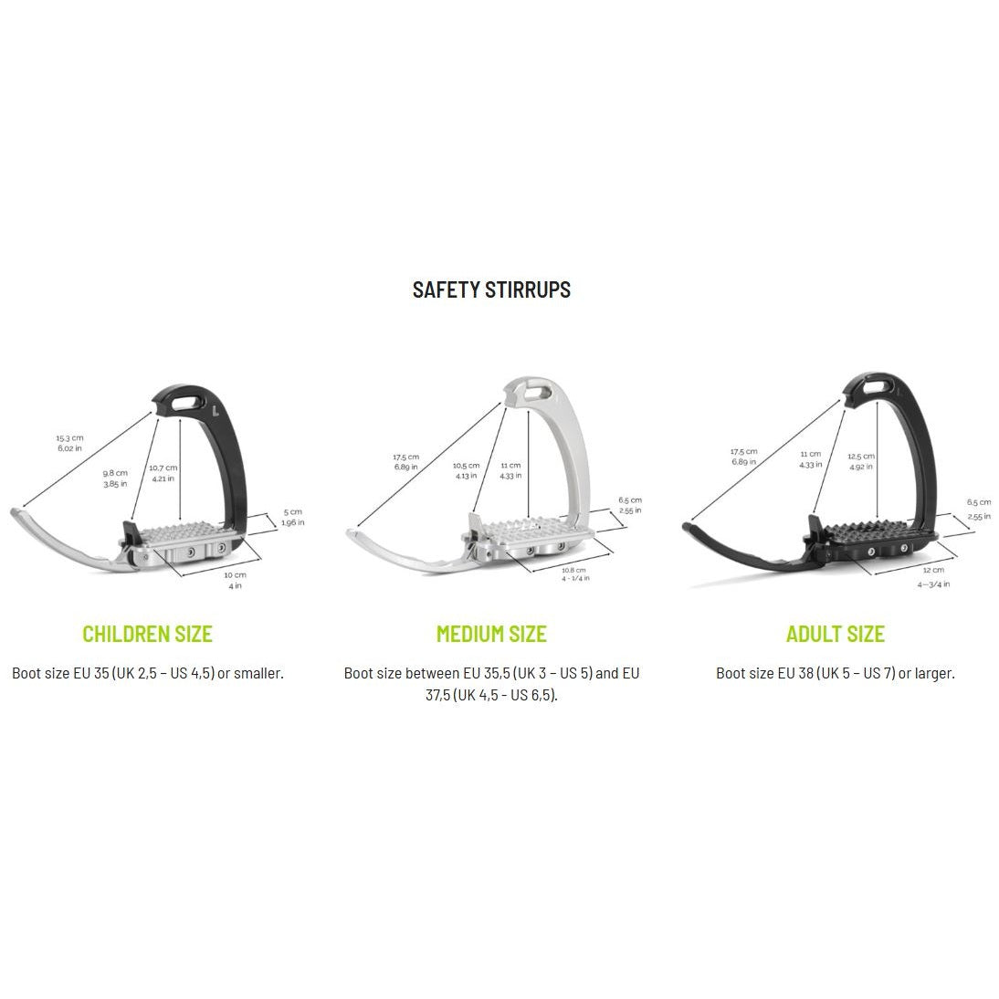Tech Stirrups Venice Hunter/Jumper Showing Children's Safety Stirrup-zoom-2